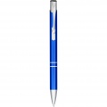 Moneta Druckkugelschreiber aus eloxierterm Aluminium, Blau