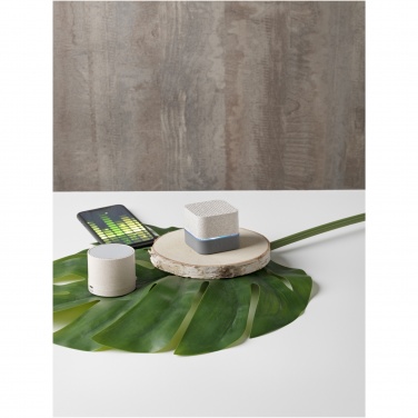 Logotrade Geschäftsgeschenke das Foto: Aira Bluetooth®-Lautsprecher aus Weizenstroh