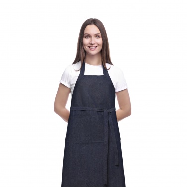Logotrade Geschäftsgeschenke das Foto: Jeen 200 g/m² Schürze aus recyceltem Denim