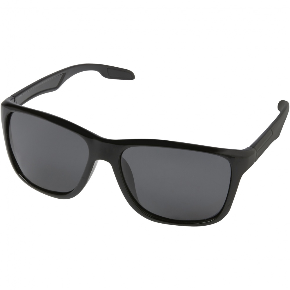 Logotrade Firmengeschenke das Foto: Eiger polarisierte Sonnenbrille mit Etui aus recyceltem Kunststoff