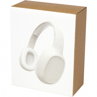 Logotrade Firmengeschenke das Foto: Riff Weizenstroh-Bluetooth®-Kopfhörer mit Mikrofon