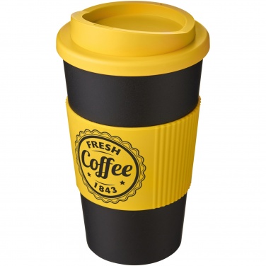 Logotrade werbemittel das Foto: Americano® 350 ml Isolierbecher mit Schutzring