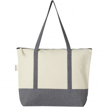Logotrade Logogeschenke das Foto: Repose 320 g/m² recycelte Tragetasche mit Reißverschluss 10L