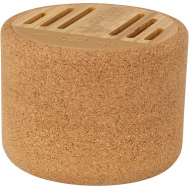 Logotrade Werbeartikel das Foto: Cerris 5W Bluetooth®-Lautsprecher aus Kork