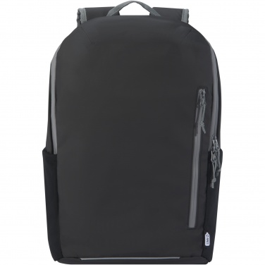 Logotrade Werbegeschenke das Foto: Aqua wasserabweisender 15" Laptop-Rucksack aus GRS Recyclingmaterial 21 L