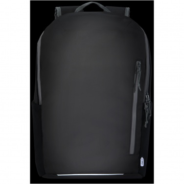 Logotrade Werbeartikel das Foto: Aqua wasserabweisender 15" Laptop-Rucksack aus GRS Recyclingmaterial 21 L