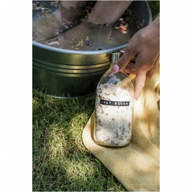 Logotrade Werbegeschenke das Foto: Wellmark Just Relax Badesalz mit Rosenduft, 500 ml