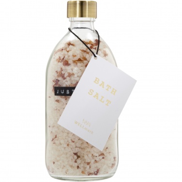 Logotrade Logogeschenke das Foto: Wellmark Just Relax Badesalz mit Rosenduft, 500 ml