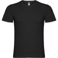 Samoyedo T-Shirt mit V-Ausschnitt für Herren, Durchgehend schwarz