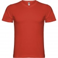 Samoyedo T-Shirt mit V-Ausschnitt für Herren, Rot
