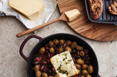 Logotrade Werbeartikel das Foto: VINGA Monte Bratpfanne aus emailliertem Gusseisen