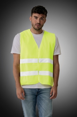 Logotrade Logogeschenke das Foto: Sicherheitsweste aus GRS recyceltem PET