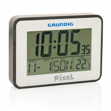 Logotrade Geschäftsgeschenke das Foto: Grundig Thermometer, Wecker und Kalender