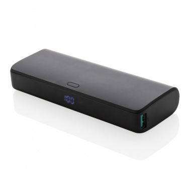 Logotrade Firmengeschenke das Foto: FlashCharge 20.000mAh Fast-Charge Powerbank aus RCS rPlastik