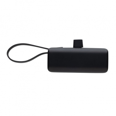 Logotrade Geschäftsgeschenke das Foto: Powerlink 3000mah Powerbank aus RCS rPlastic mit USB-C Kabel