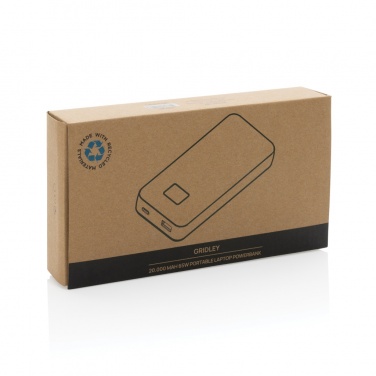 Logotrade Geschäftsgeschenke das Foto: Gridley 20.000mAh 65W Laptop Powerbank aus RCS rPlastik