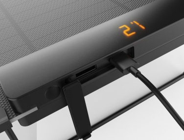 Logotrade Werbeartikel das Foto: Solarpulse 5W tragbares Solarmodul aus RCS rPlastik