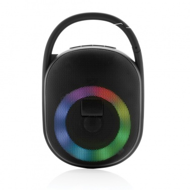 Logotrade Werbegeschenke das Foto: Lightboom 5W Clip-Lautsprecher aus RCS recyceltem Kunststoff