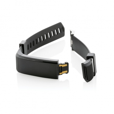 Logotrade Firmengeschenke das Foto: Sense Fit Tracker aus RCS recyceltem TPU mit Pulsmesser