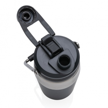 Logotrade Geschäftsgeschenke das Foto: 500ml Vakuum StainlessSteel Flasche mit Dual-Deckel-Funktion