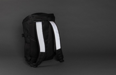 Logotrade Werbeartikel das Foto: PU-Easy-Access High-Visibility 15.6" Laptop-Rucksack