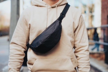 Logotrade Werbeartikel das Foto: Crescent AWARE™ RPET Half-Moon Sling Tasche