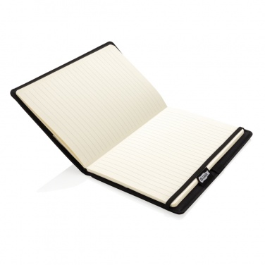 Logotrade Werbegeschenke das Foto: Air 5W Wireless Charging nachfüllbares Journal-Cover A5