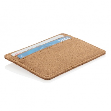 Logotrade Logogeschenke das Foto: Kork RFID Slim-Wallet