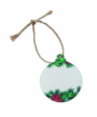 Logotrade Werbegeschenke das Foto: Weihnachtsschmuck Samenpapier