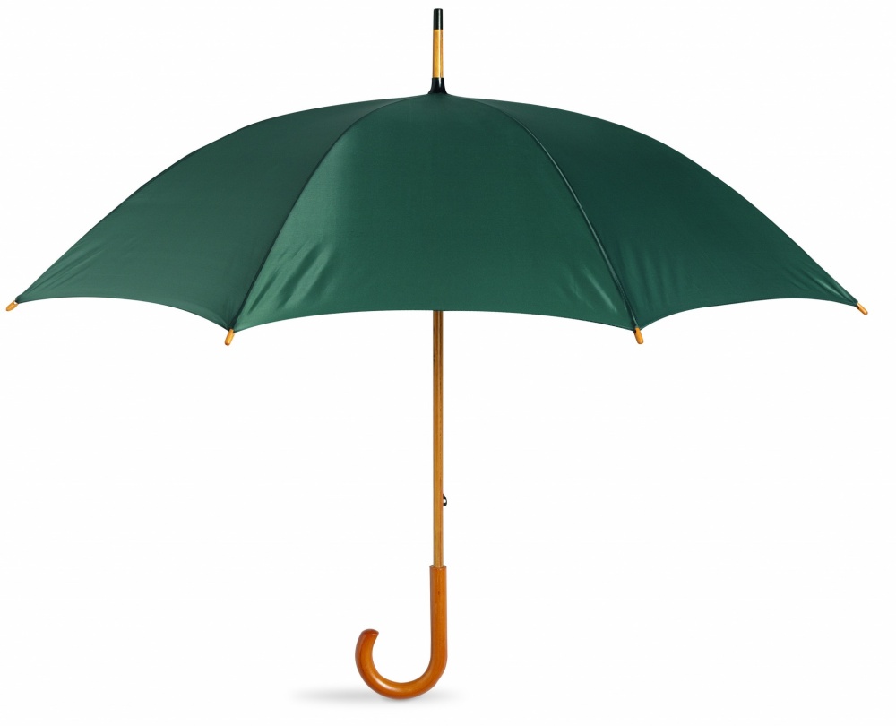 Logotrade werbemittel das Foto: Regenschirm mit Holzgriff