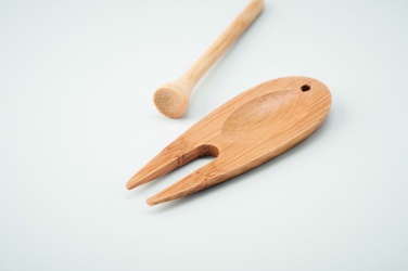 Logotrade Werbegeschenke das Foto: Golf-Pitchgabel Bambus