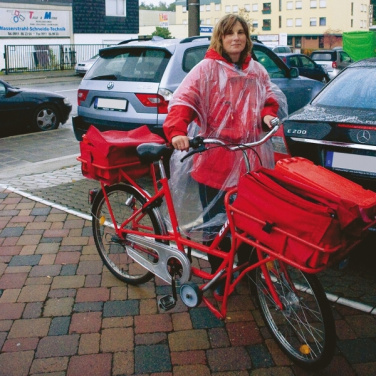 Logotrade Firmengeschenke das Foto: Notfallponcho TOURS