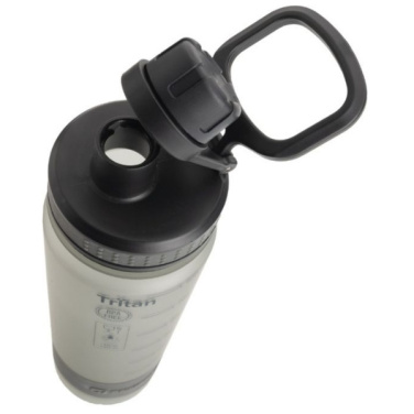 Logotrade Geschäftsgeschenke das Foto: Trinkflasche KIBO 800 ml Schwarzwolf