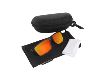 Logotrade Firmengeschenke das Foto: Sonnenbrille IRAVADI Schwarzwolf
