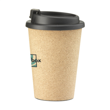 Logotrade Werbegeschenke das Foto: Attea Cork 350 ml Kaffeetasse