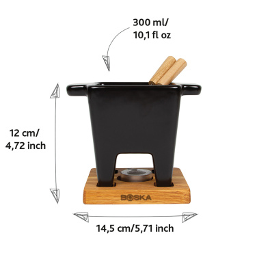 Logotrade Werbeartikel das Foto: BOSKA Tapas Fondue Nero, 300 ml