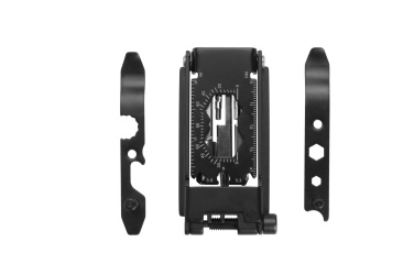 Logotrade Firmengeschenke das Foto: Fahrradwerkzeug-Set MERAPI Schwarzwolf