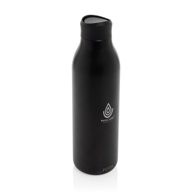 Logotrade Werbeartikel das Foto: Avira Alok 600ml Wasserflasche aus RCS rec. 360 Stahl