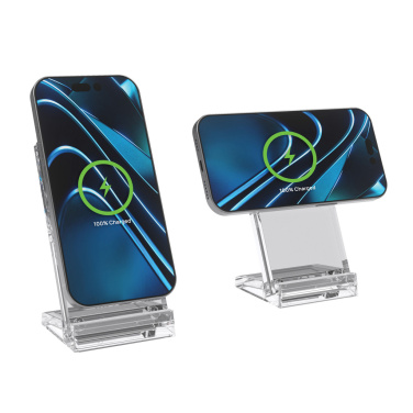 Logotrade Logogeschenke das Foto: Magcharge 15W magnetische Wireless-Charging-Stand