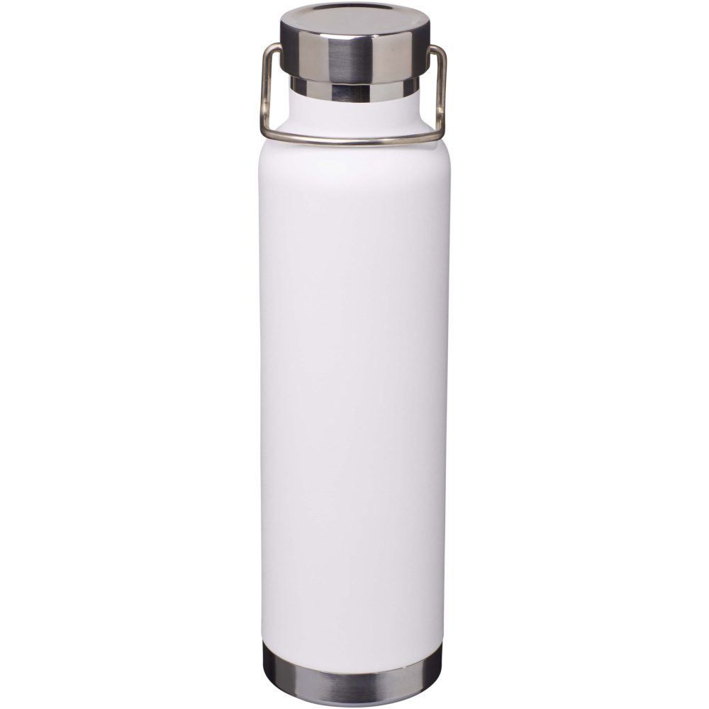 Logotrade Werbegeschenke das Foto: Thor 650 ml RCS-zertifizierte Kupfer-Vakuum Isolierflasche aus recyceltem Edelstahl