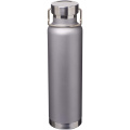 Thor 650 ml RCS-zertifizierte Kupfer-Vakuum Isolierflasche aus recyceltem Edelstahl, Grau