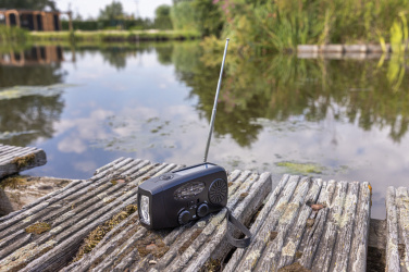Logotrade Firmengeschenke das Foto: RescueWave Notfallradio aus RCS recyceltem Kunststoff