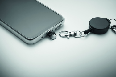Logotrade werbemittel das Foto: Einziehbarer Smartphone-Halter