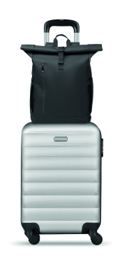 Logotrade Werbegeschenke das Foto: Rolltop-Rucksack 600D RPET
