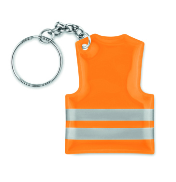 Logotrade Geschäftsgeschenke das Foto: Schlüsselring Sicherheitsweste Jekabpils