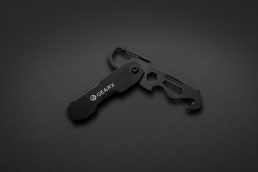 Logotrade Logogeschenke das Foto: Gear X faltbares EDC-Werkzeug mit Karabinerhaken