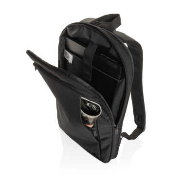 Logotrade Firmengeschenke das Foto: Flexpack Aware™ Expandable Slim RPET 15,6" Laptop-Rucksack