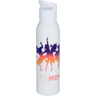 Logotrade Firmengeschenke das Foto: Sky 650 ml RCS-zertifizierte, einwandige Trinkflasche aus recyceltem Edelstahl
