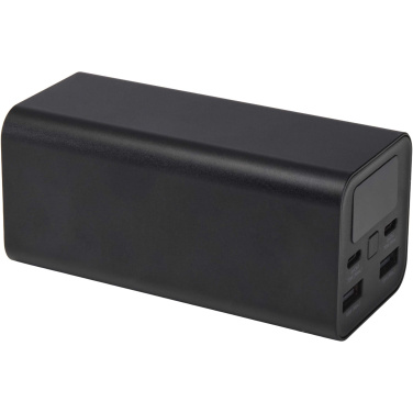 Logotrade Geschäftsgeschenke das Foto: Acamar 70 W 20.000 mAh Laptop Powerbank aus recyceltem Aluminium