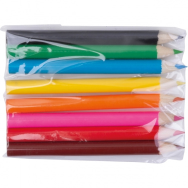 Logotrade Firmengeschenke das Foto: Etui mit Buntstiften CARLTON